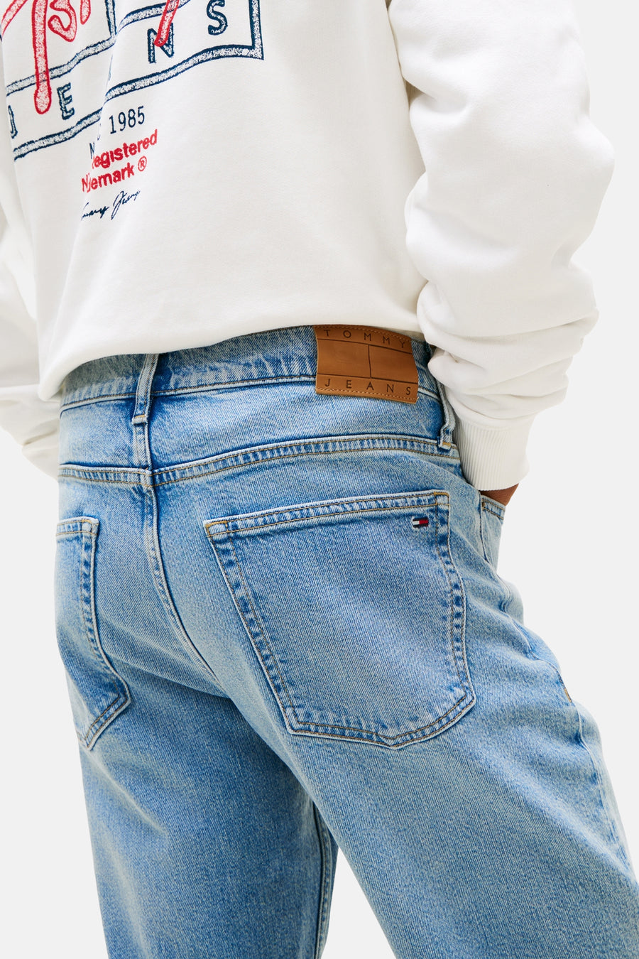 Jeans straight light blue denim - TOMMY JEANS - TOMMY JEANS