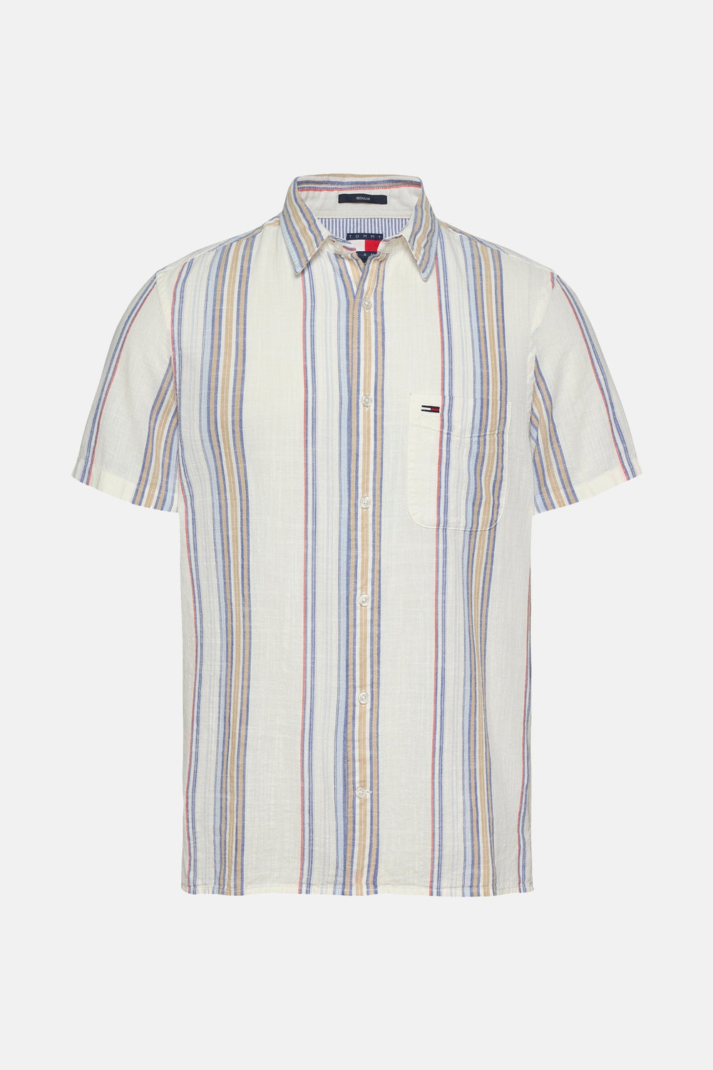 Chemise (manches courtes) Bleu - TOMMY JEANS