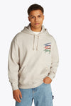Sweater met kap Beige - TOMMY JEANS