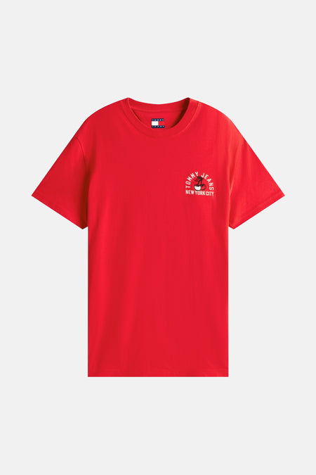 T-shirt met korte mouwen - rood