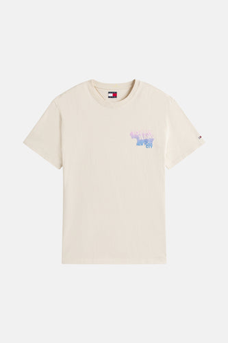 T-shirt à manches courtes - beige - TOMMY JEANS