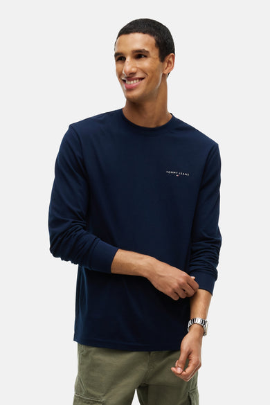 T-shirt à manches longues - bleu