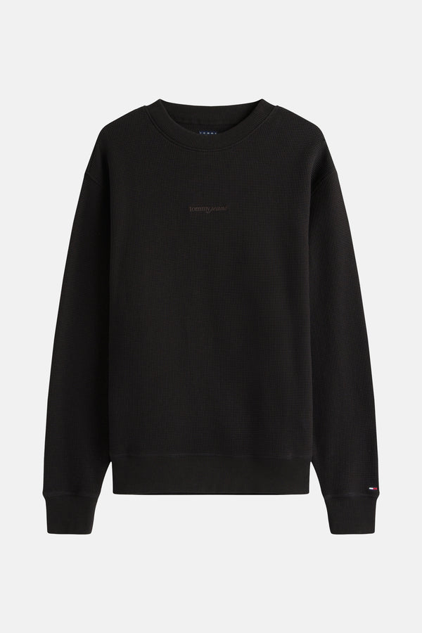 Sweat col O Noir - TOMMY JEANS