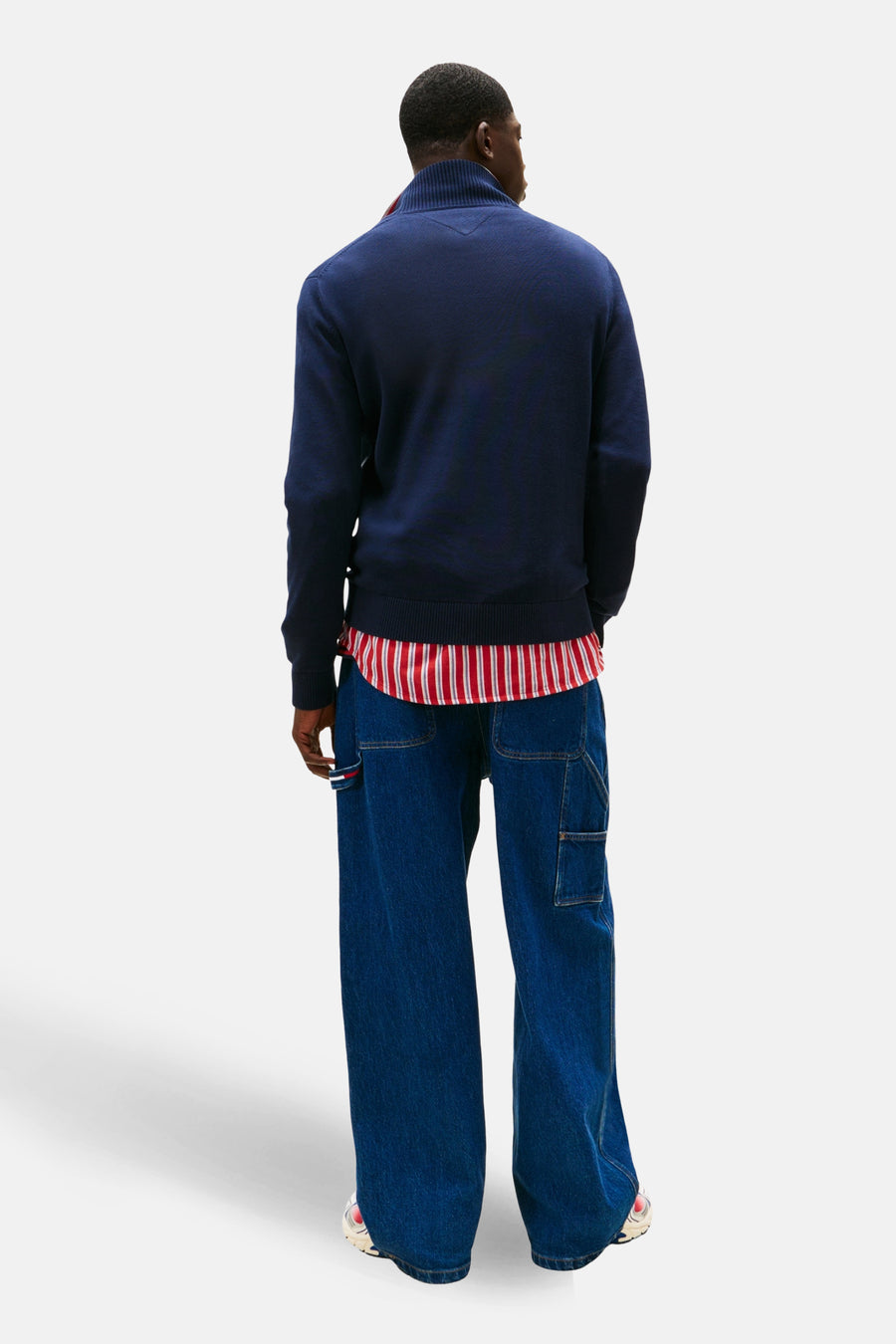 Sweater met rolkraag blauw - TOMMY JEANS