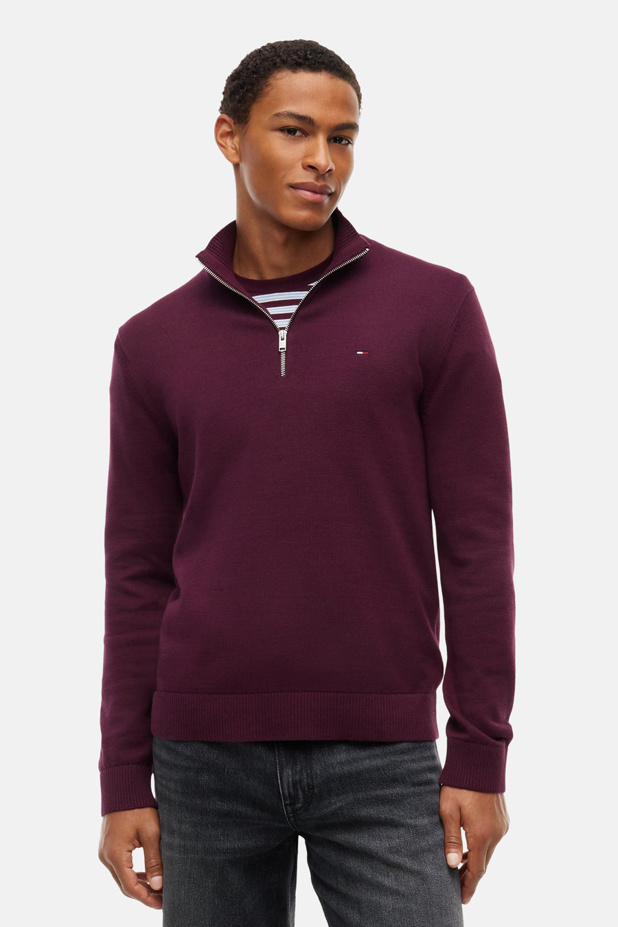 Pull met rolkraag - Bordeaux
