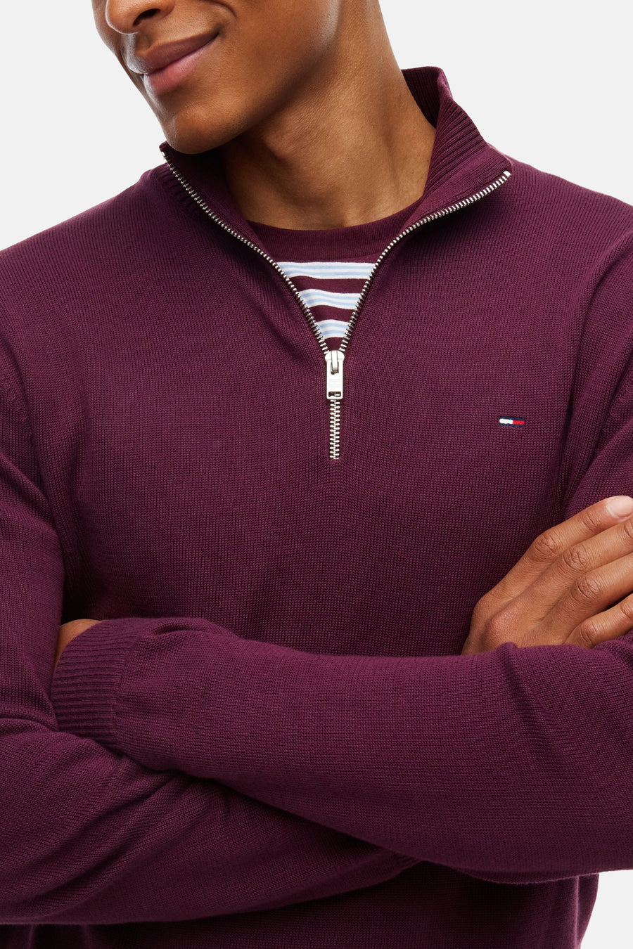 Pull met rolkraag - Bordeaux