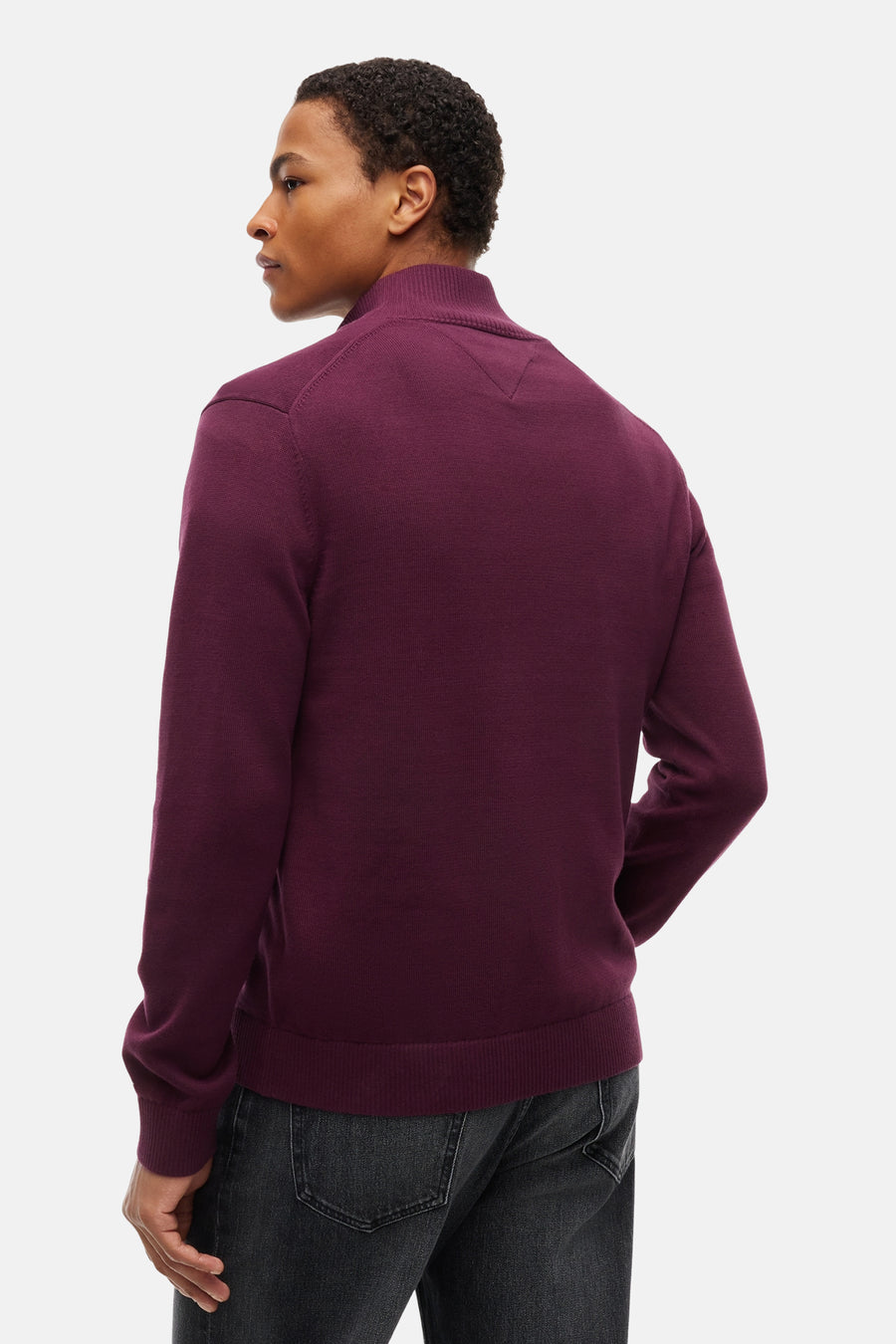 Pull met rolkraag - Bordeaux