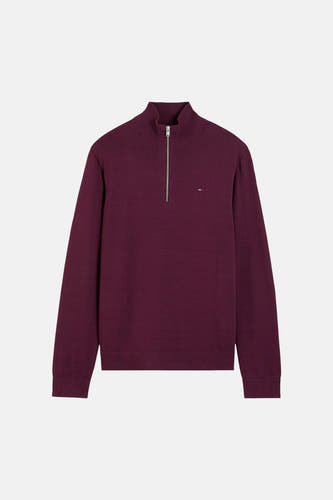 Pull met rolkraag - Bordeaux