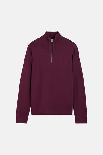 Pull met rolkraag - Bordeaux