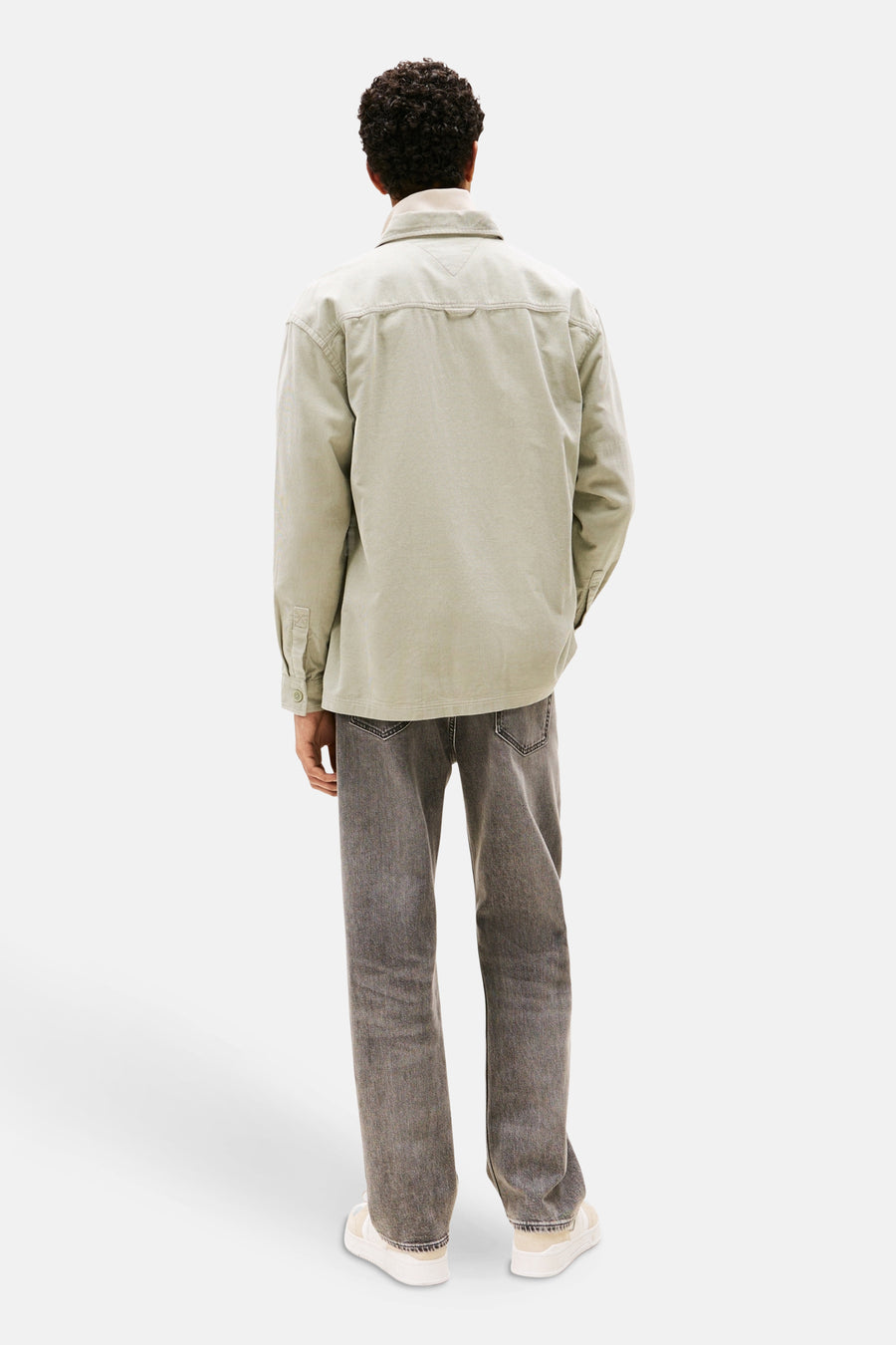 Chemise à manches longues - vert - TOMMY JEANS