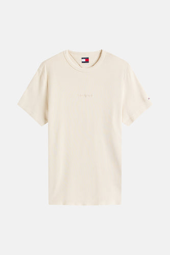 T-shirt met korte mouwen - beige - TOMMY JEANS