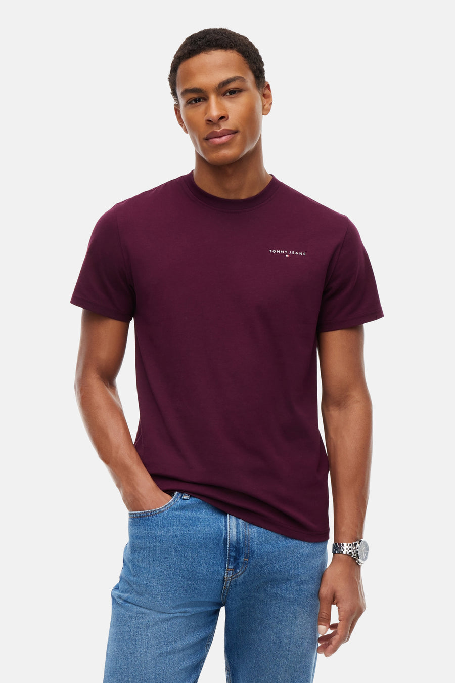 T-shirt (manches courtes) rouge - TOMMY JEANS