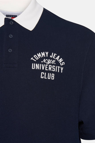 Polo met korte mouwen - blauw - TOMMY JEANS