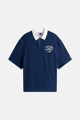 Polo met korte mouwen - blauw - TOMMY JEANS