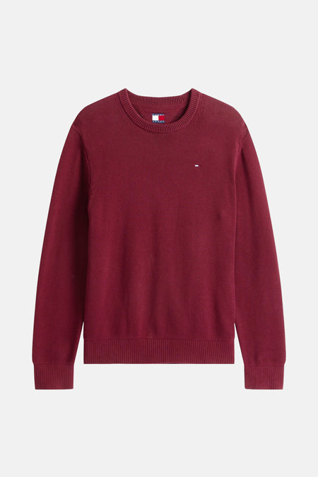 Pull à col rond - Bordeaux