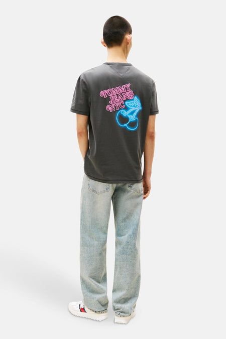 T-shirt (manches courtes) Noir - TOMMY JEANS