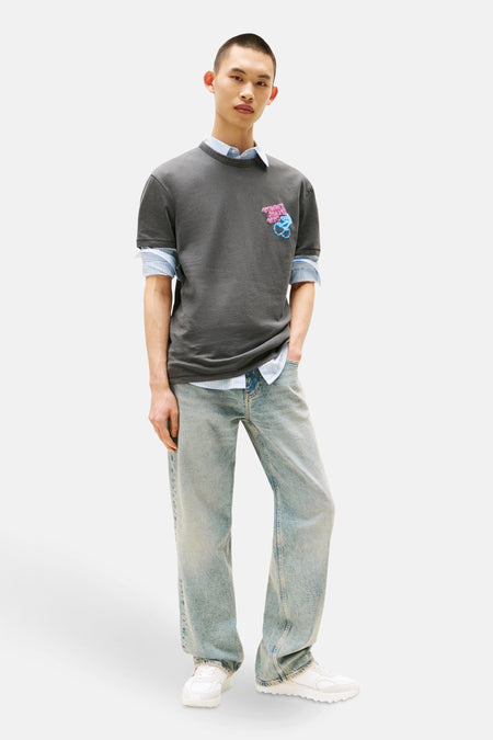 T-shirt (manches courtes) Noir - TOMMY JEANS
