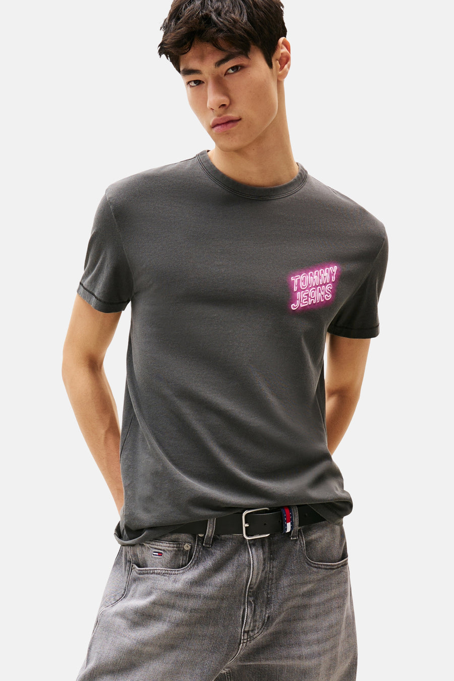 T-shirt met korte mouwen - Grijs