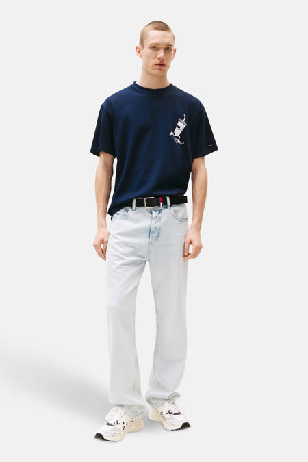 T-shirt met korte mouwen - blauw