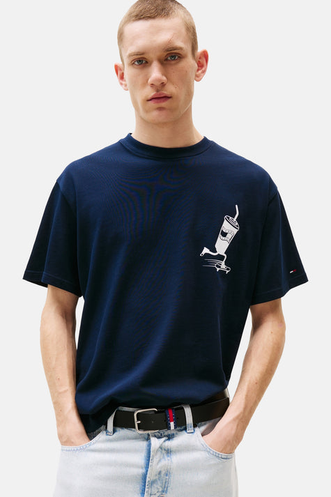 T-shirt (manches courtes) Bleu - TOMMY JEANS
