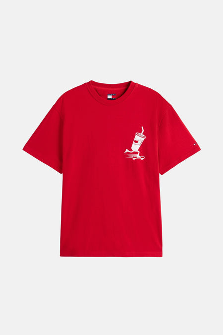 T-shirt (manches courtes) Rouge - TOMMY JEANS