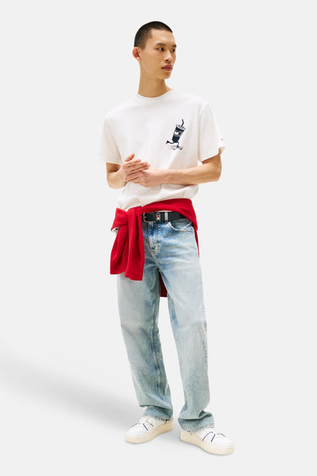 T-shirt (manches courtes) Écru - TOMMY JEANS