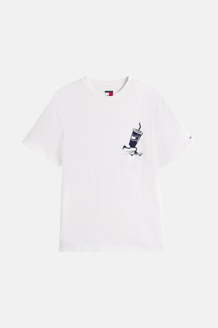 T-shirt (manches courtes) Écru - TOMMY JEANS