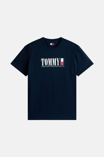 T-shirt met korte mouwen - blauw - TOMMY JEANS