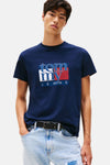 T-shirt (manches courtes) Bleu - TOMMY JEANS