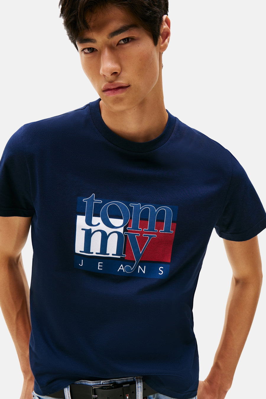 T-shirt à manches courtes - bleu - TOMMY JEANS