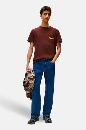 T-shirt met korte mouwen - bruin - TOMMY JEANS