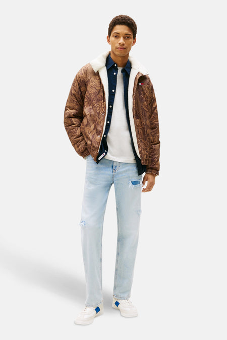 Veste courte brun - TOMMY JEANS
