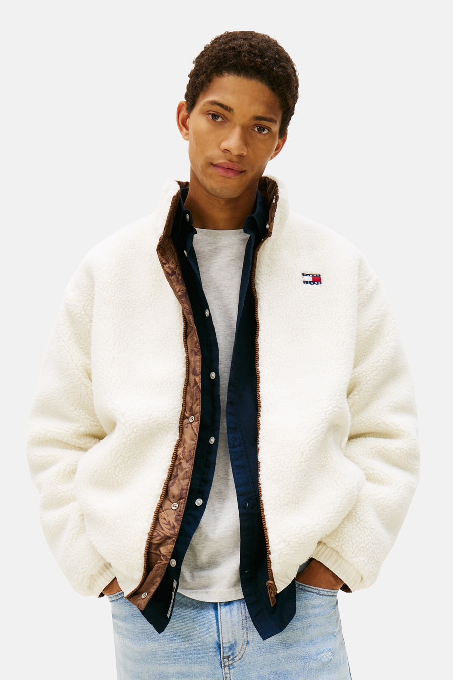 Veste courte - brun - TOMMY JEANS