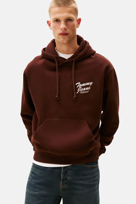 Sweater met kap bruin - TOMMY JEANS
