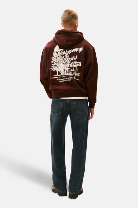 Sweater met kap bruin - TOMMY JEANS