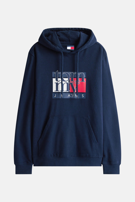 Sweat à capuche Bleu - TOMMY JEANS