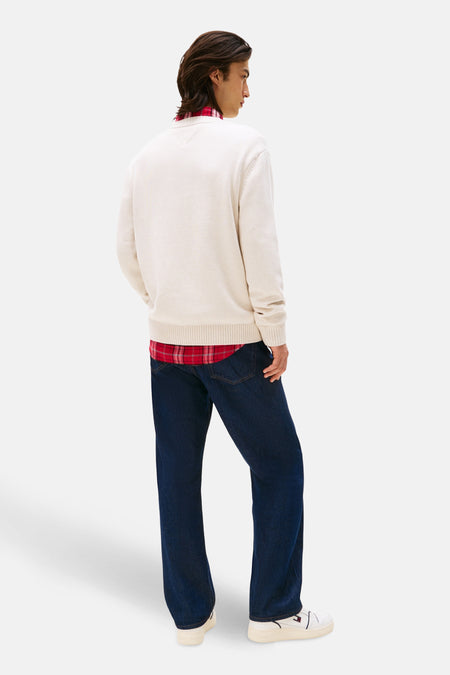 Pull col O Écru - TOMMY JEANS