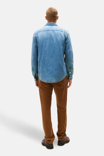 Jeanshemd - mid blue denim - TOMMY JEANS