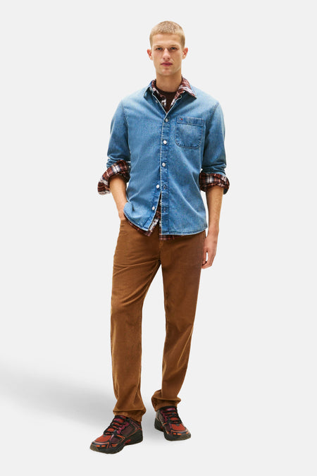Chemise en jean mid blue denim - TOMMY JEANS