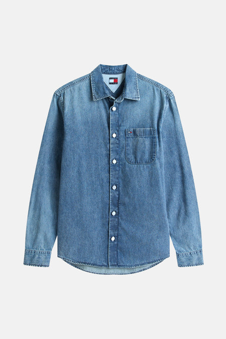 Chemise en jean mid blue denim - TOMMY JEANS