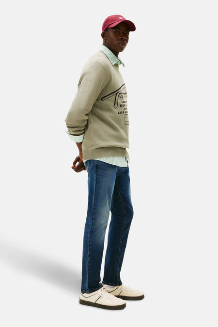Jeans tapered dark blue denim - TOMMY JEANS
