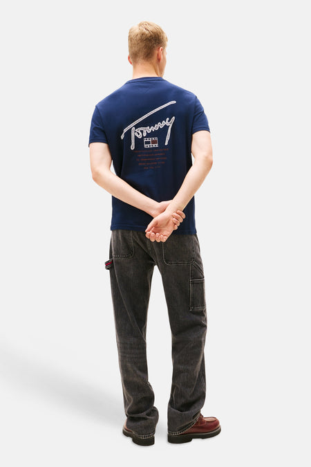 T-shirt (korte mouwen) blauw - TOMMY JEANS