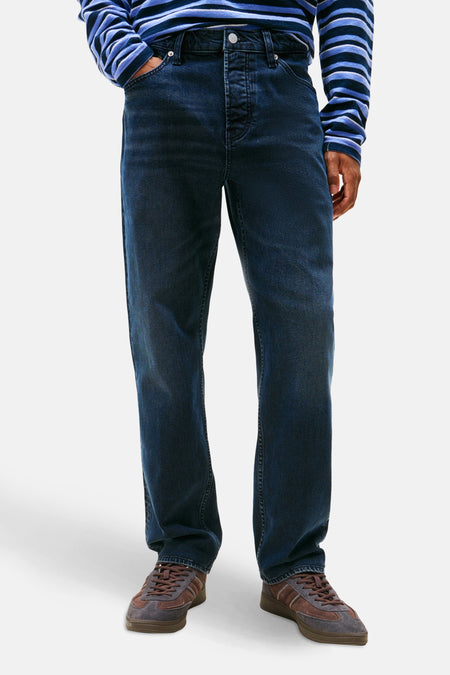 Jeans straight blue black denim - TOMMY JEANS