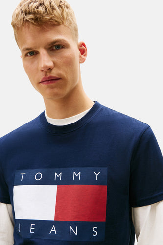 T-shirt (korte mouwen) blauw - TOMMY JEANS - TOMMY JEANS
