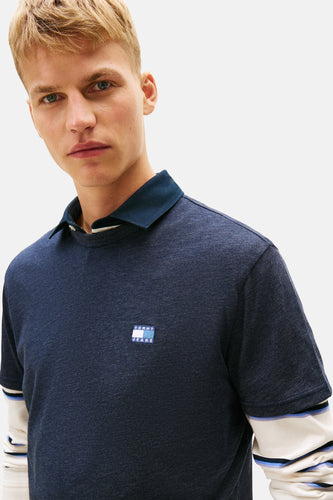 T-shirt met korte mouwen - blauw - TOMMY JEANS