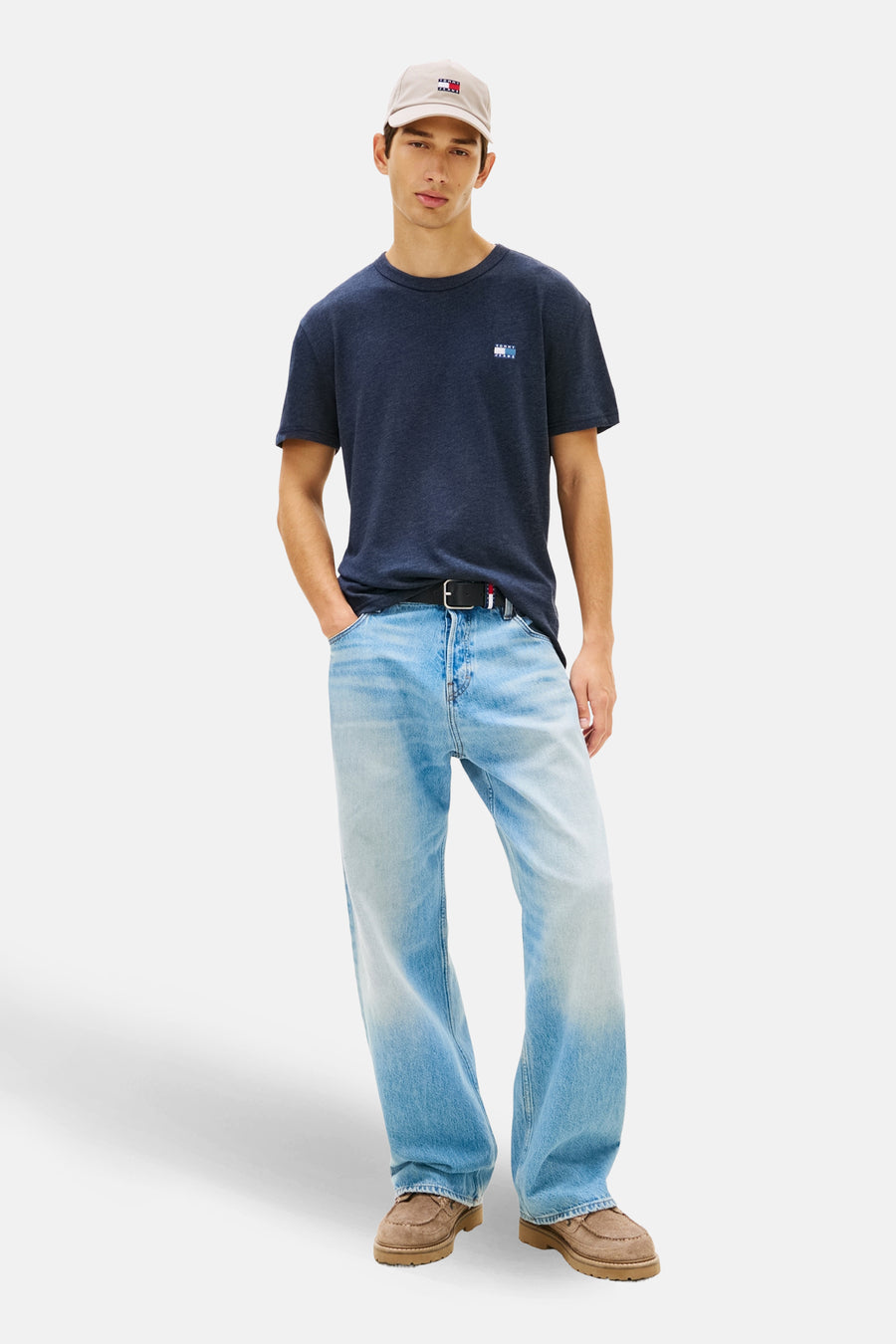 T-shirt met korte mouwen - blauw - TOMMY JEANS