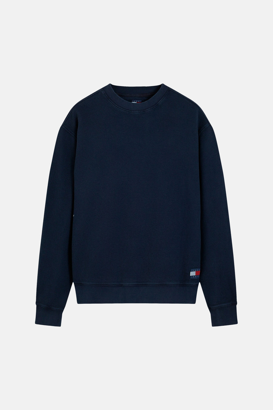 Sweat col O - bleu