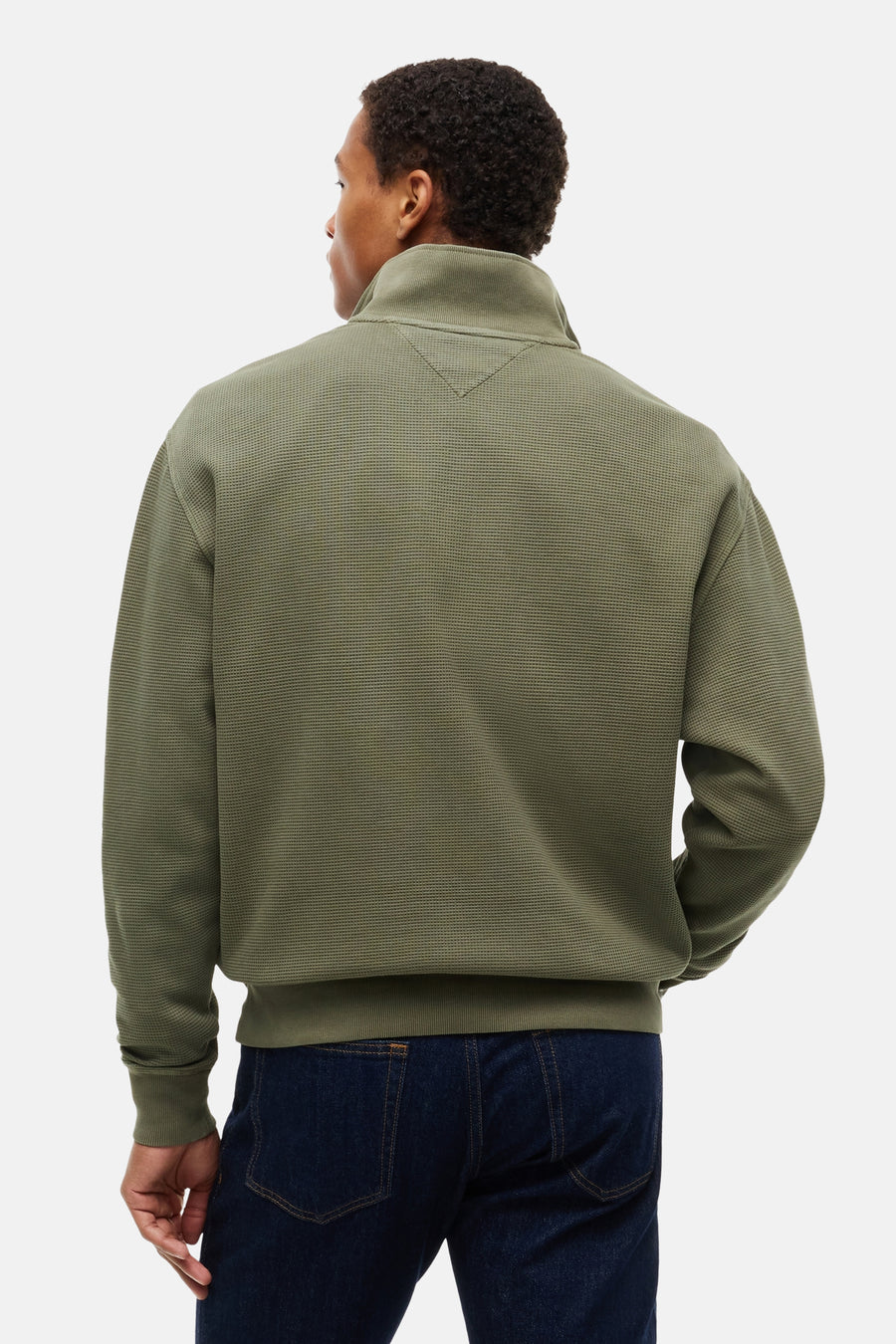 Sweater met ronde hals groen - TOMMY JEANS