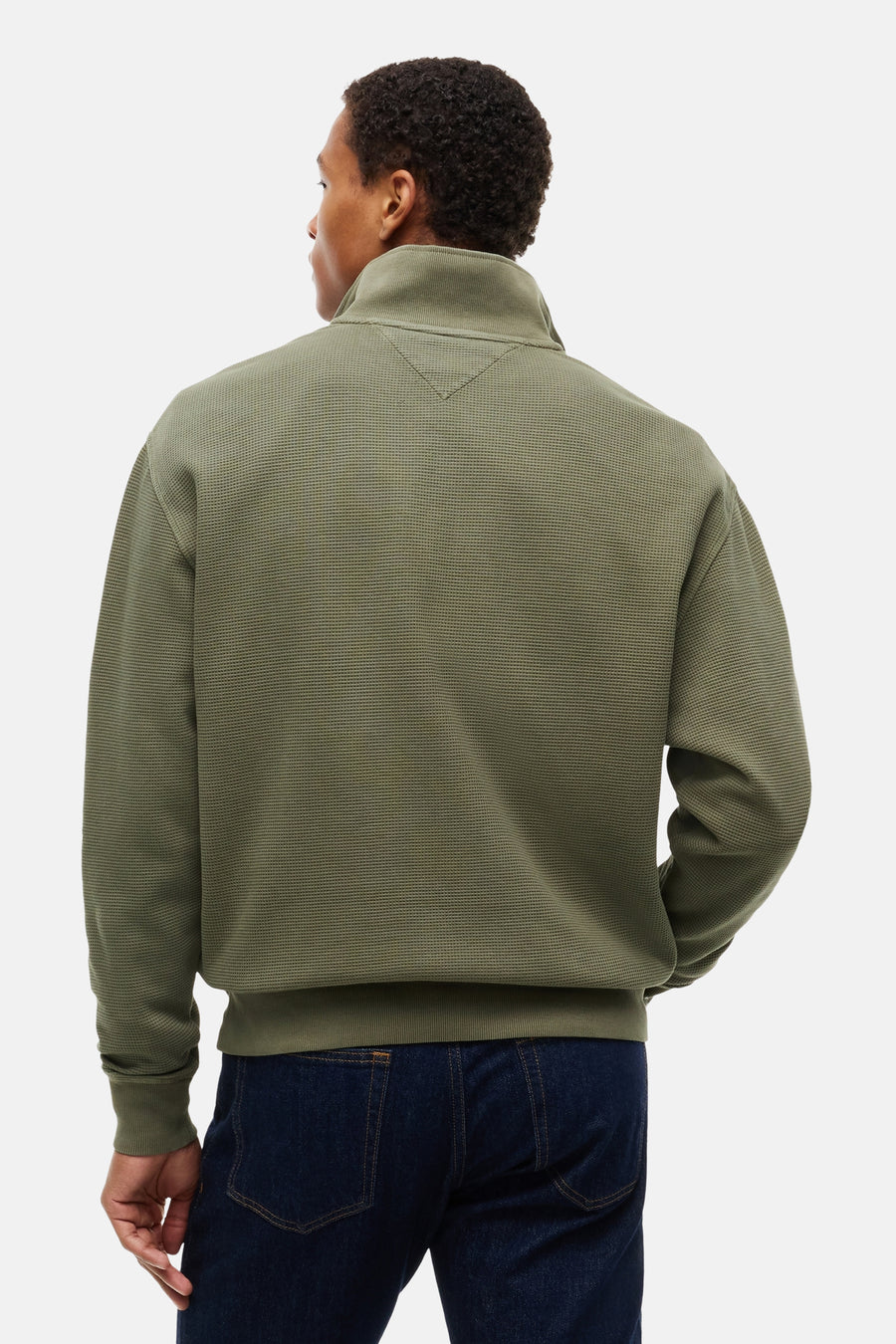 Sweater met ronde hals groen - TOMMY JEANS