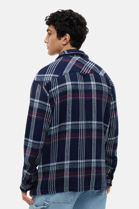 Chemise à manches longues - bleu